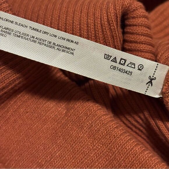 Free People Picnic Sweater Ribbed Flare Lounge Pant Terra Cotta- Size Medium - Picture 12 of 12